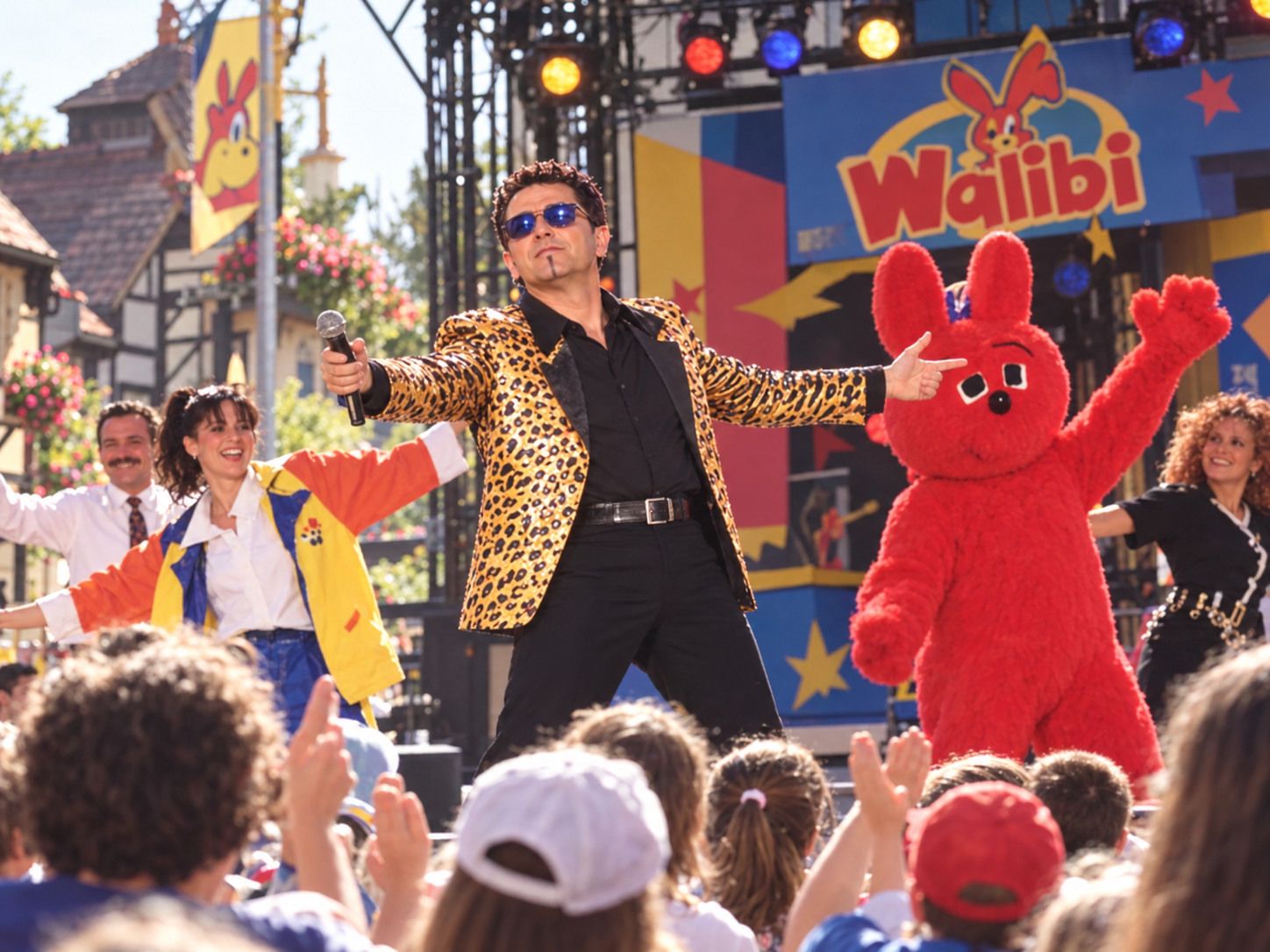Spectacle Walibi haut en couleurs avec Pierre Ruby